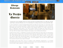 Tablet Screenshot of albergolavecchiaquercia.it